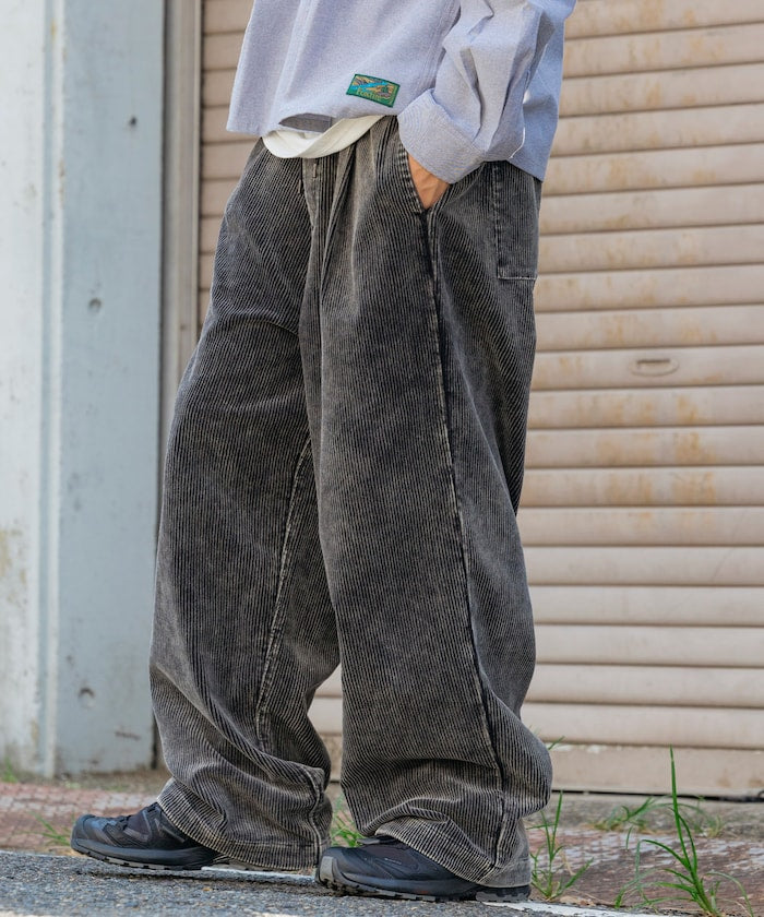 Firsthand Spindle corduroy tuck wide Pants 燈芯絨打褶休閒褲
