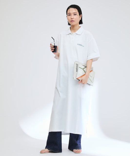 MA Firsthand BASIC LOGO POLO ONEPIECE 刺繡短袖Polo連衣裙