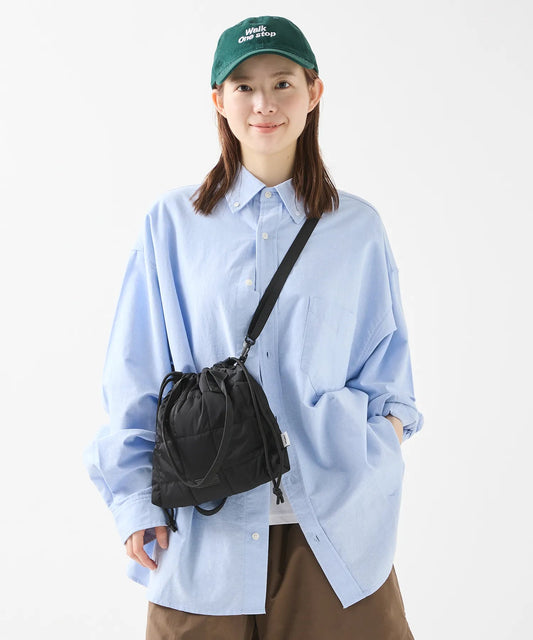 meltum QUILT SHOULDER POUCH 絎縫束口肩背小包