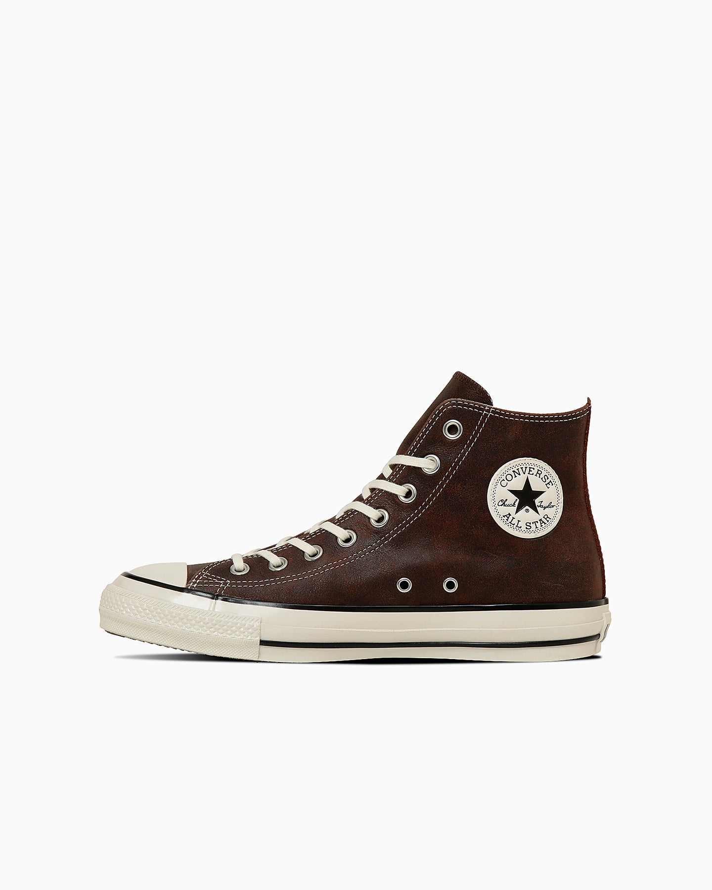 日本限定 CONVERSE ALL STAR AGED WAXED LEATHER HI 復古高筒休閒鞋