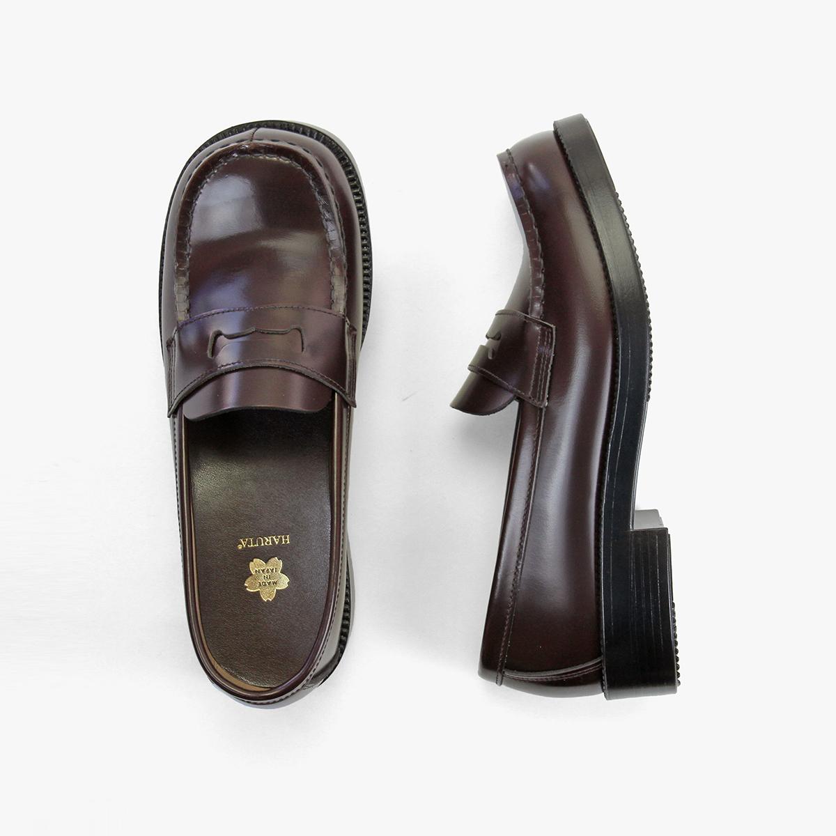 日本製HARUTA 限定款圓頭樂福鞋 #3909