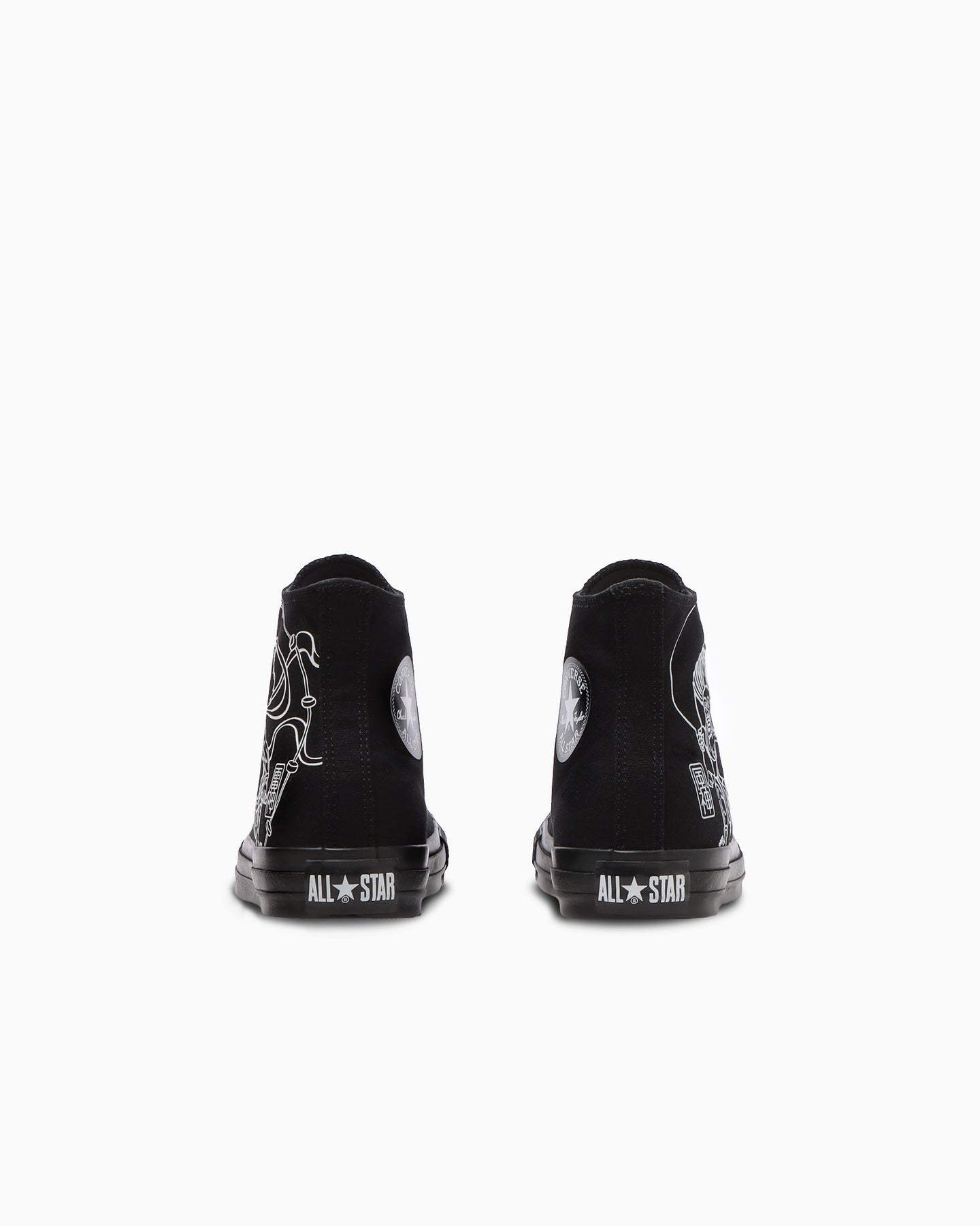 日本限定 CONVERSE ALL STAR FUJINRAIJIN HI 限定設計高筒帆布鞋