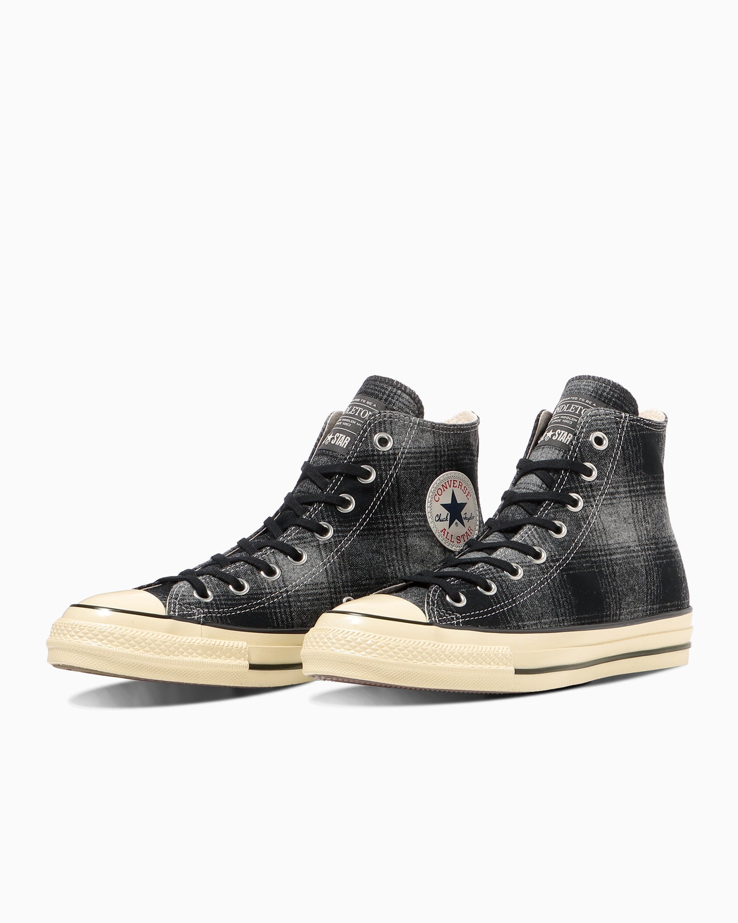 日本限定 CONVERSE X PENDLETON ALL STAR AGED HI 聯名格紋高筒帆布鞋