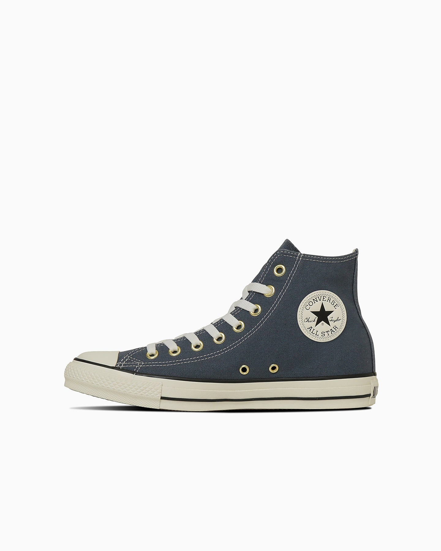 日本限定 CONVERSE ALL STAR GOLDZIP HI 金色拉鍊高筒帆布鞋