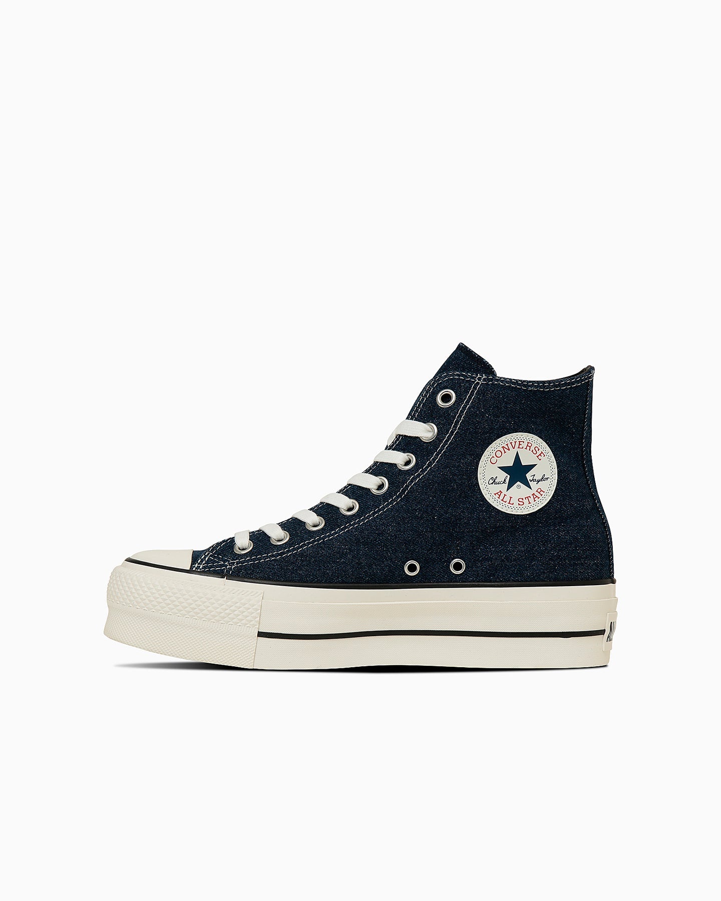 日本限定 CONVERSE ALL STAR LIFTED DM HI 牛仔單寧高筒厚底鞋