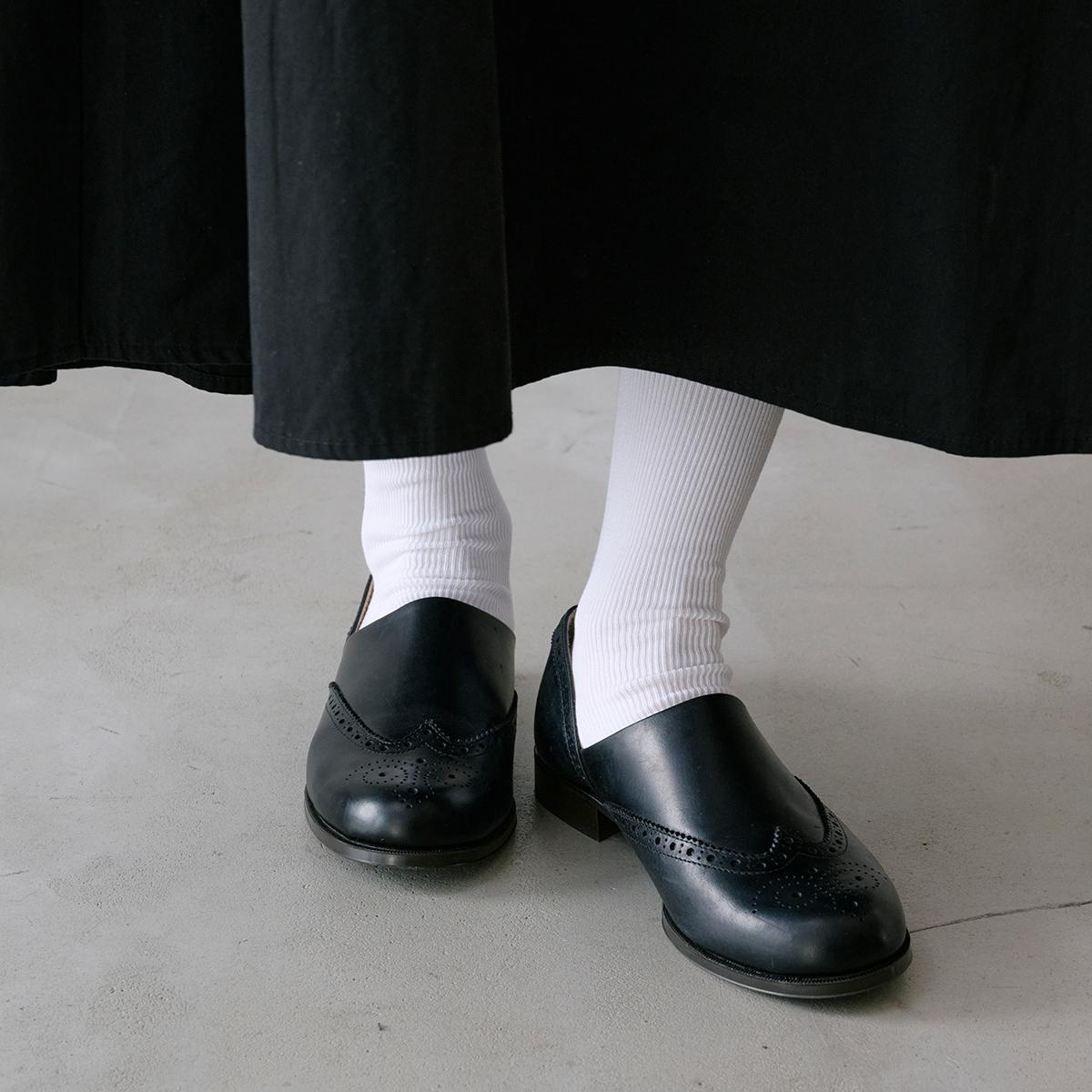 日本製HARUTA 油蠟皮 雕花翼紋 Spock 樂福鞋 #503