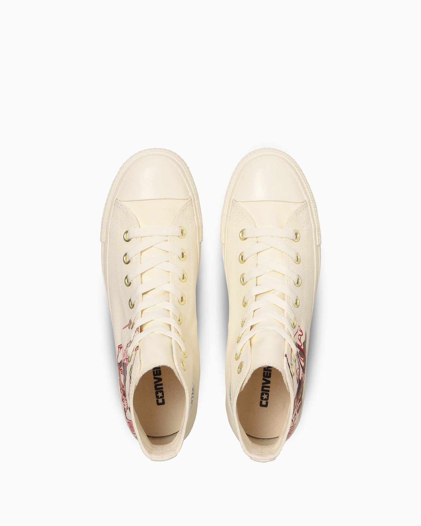 日本限定 CONVERSE ALL STAR FUJINRAIJIN HI 限定設計高筒帆布鞋