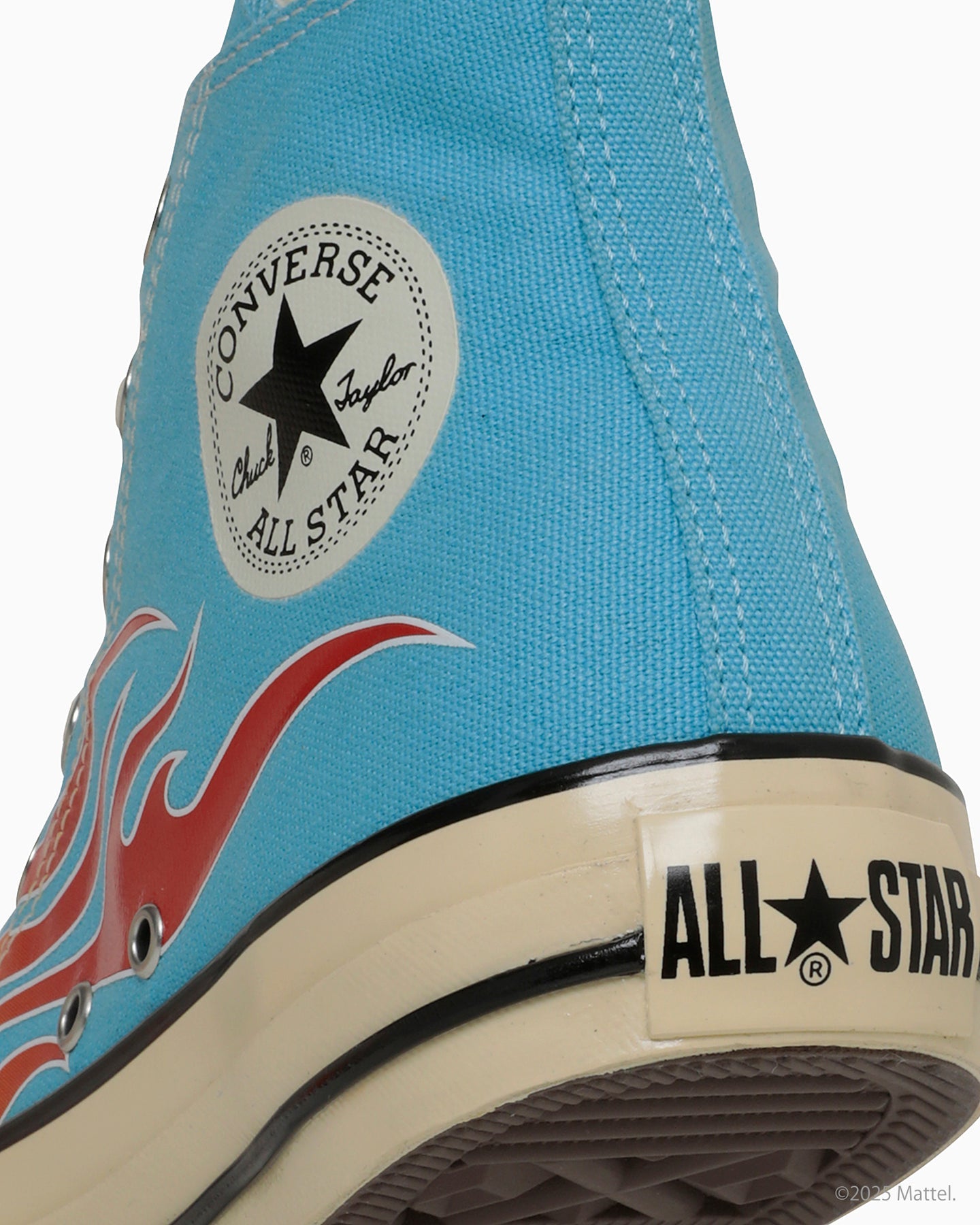 日本限定 CONVERSE ALL STAR AGED FL HI × Hot Wheels™ 限定高筒帆布鞋 天藍色