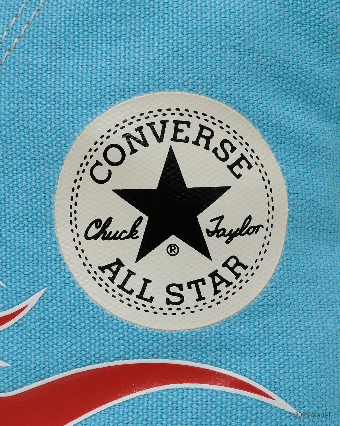 日本限定 CONVERSE ALL STAR AGED FL HI × Hot Wheels™ 限定高筒帆布鞋 天藍色