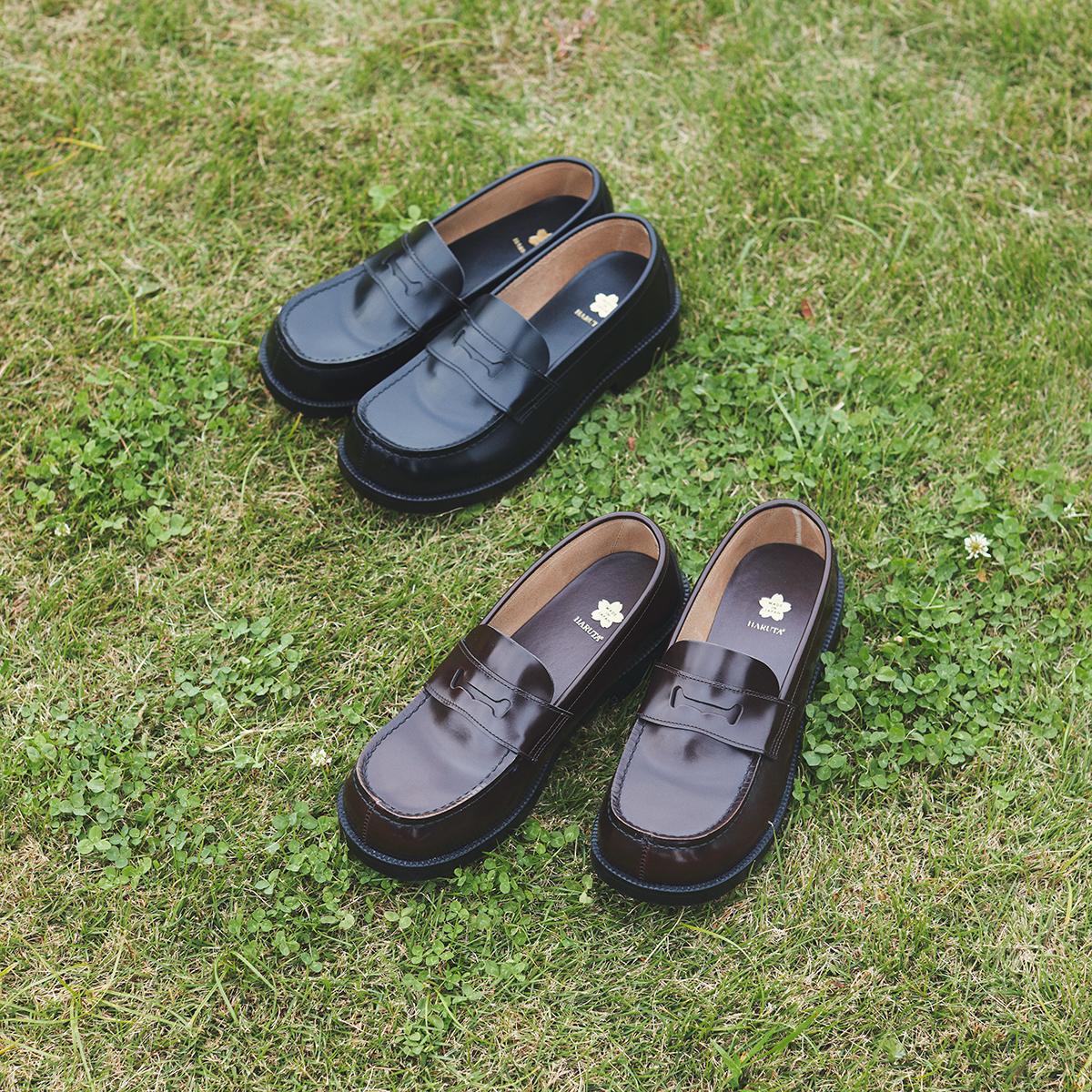 日本製HARUTA 限定款圓頭樂福鞋 #3909