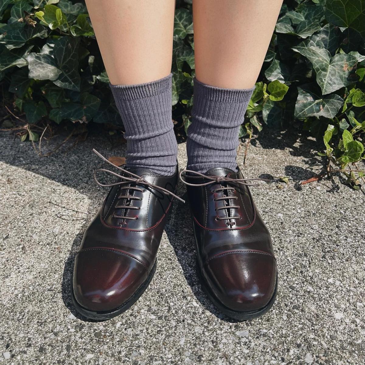 日本製HARUTA Balmoral 經典綁帶皮鞋 #500