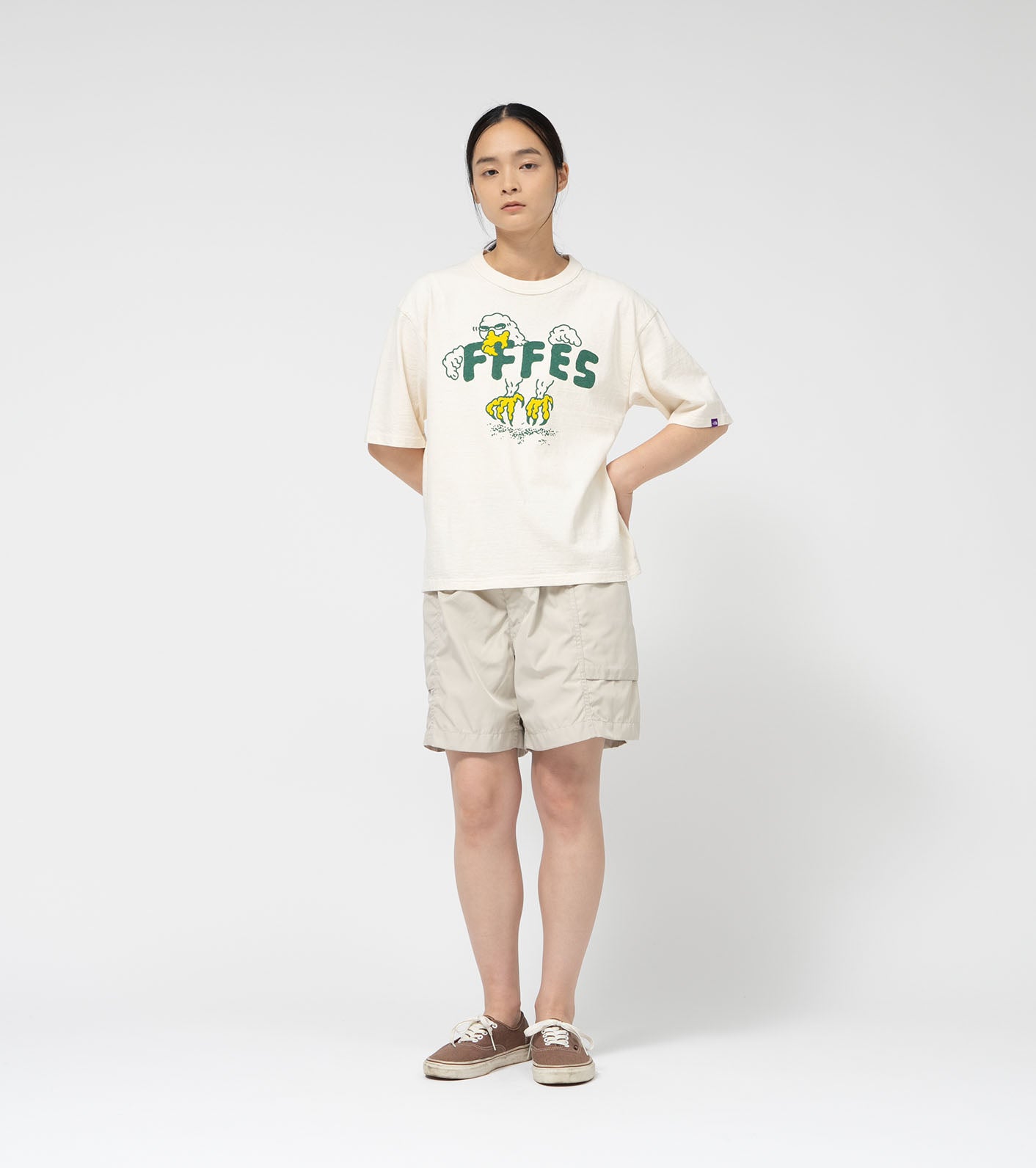 THE NORTH FACE Purple Label FFFES Graphic Combo Tee 印花短袖T恤