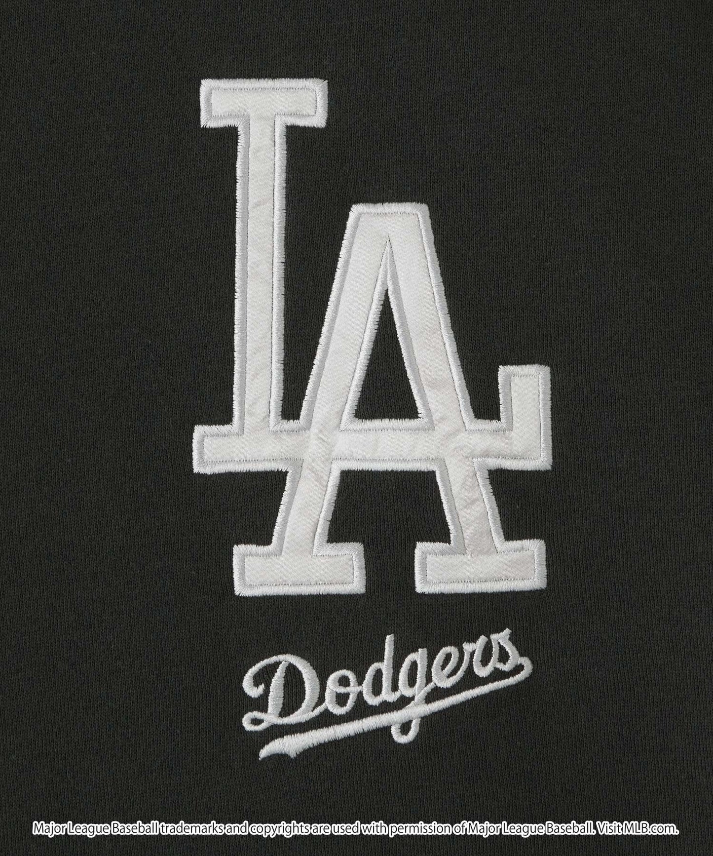 MLB 刺繡LOGO寬版加絨大學T