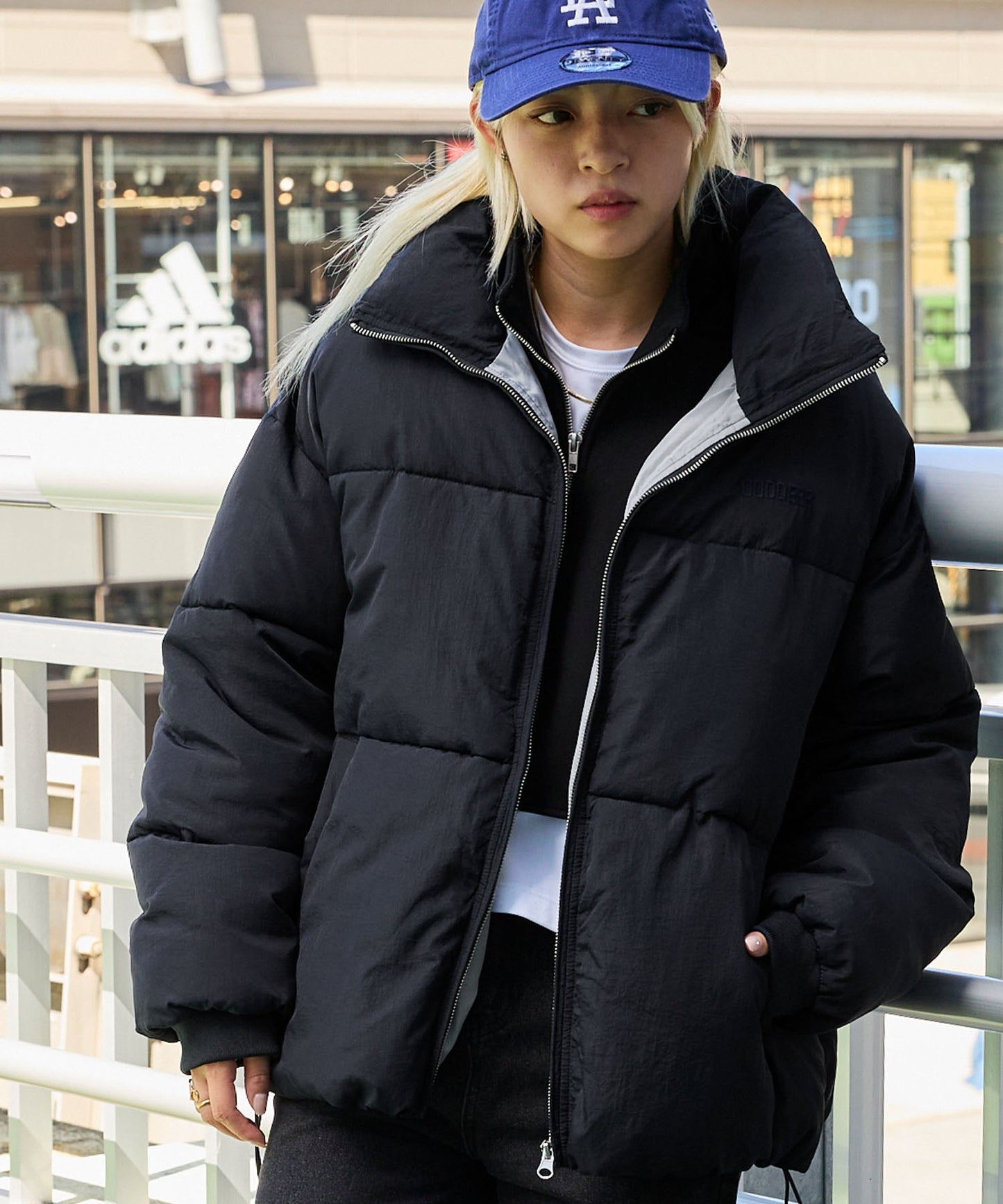 CODDERR 厚領防潑水尼龍中綿外套