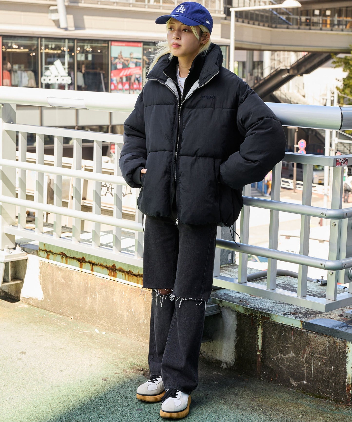 CODDERR 厚領防潑水尼龍中綿外套