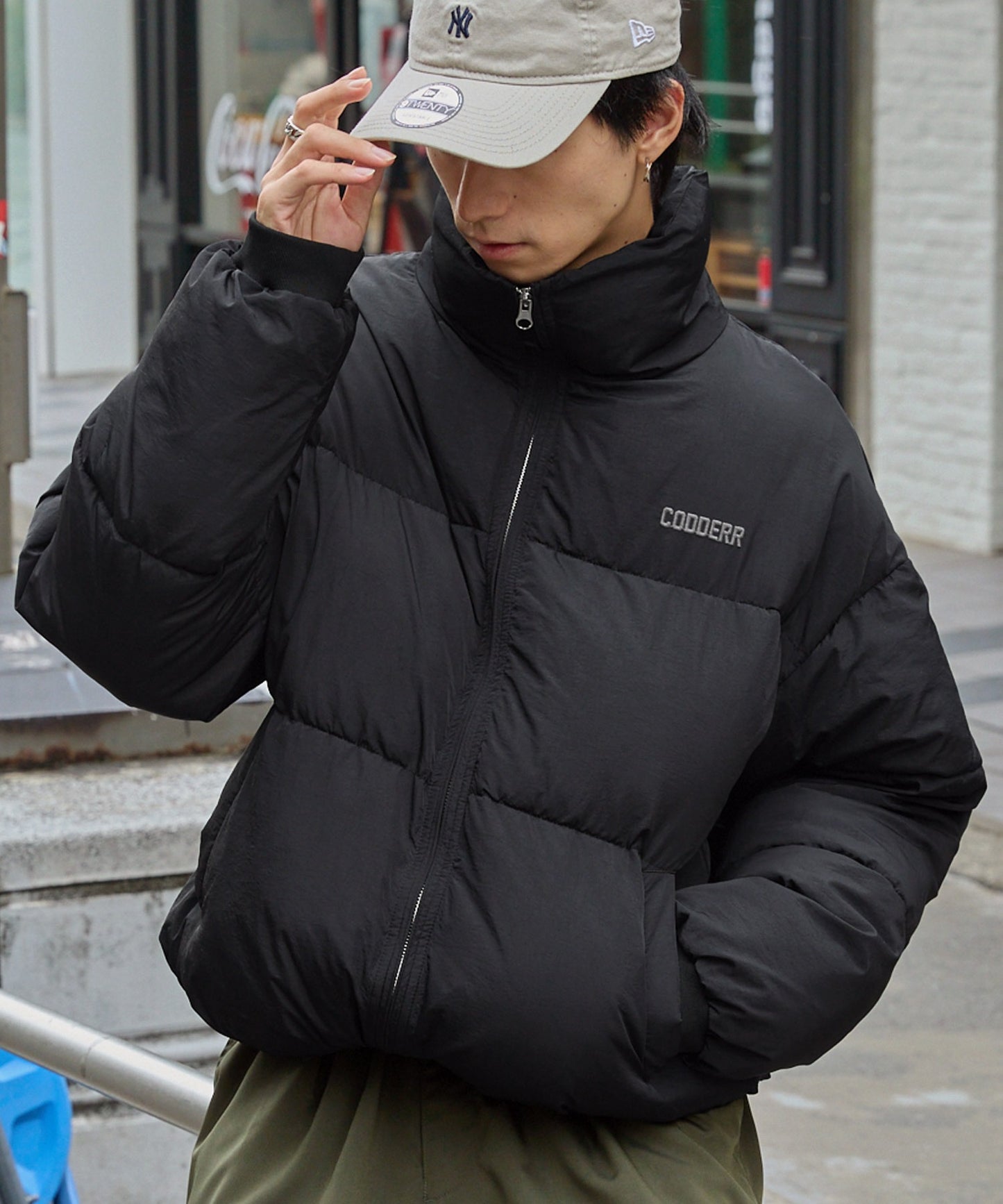 CODDERR 厚領防潑水尼龍中綿外套