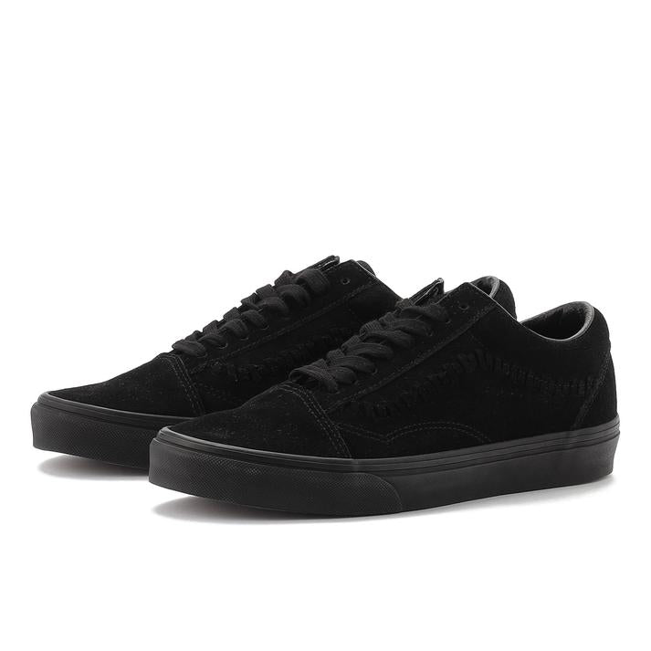 VANS OLD SKOOL C.STRIPE BLK/BK 麂皮滑板鞋
