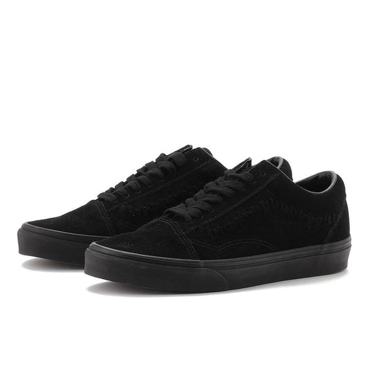 VANS OLD SKOOL C.STRIPE BLK/BK 麂皮滑板鞋