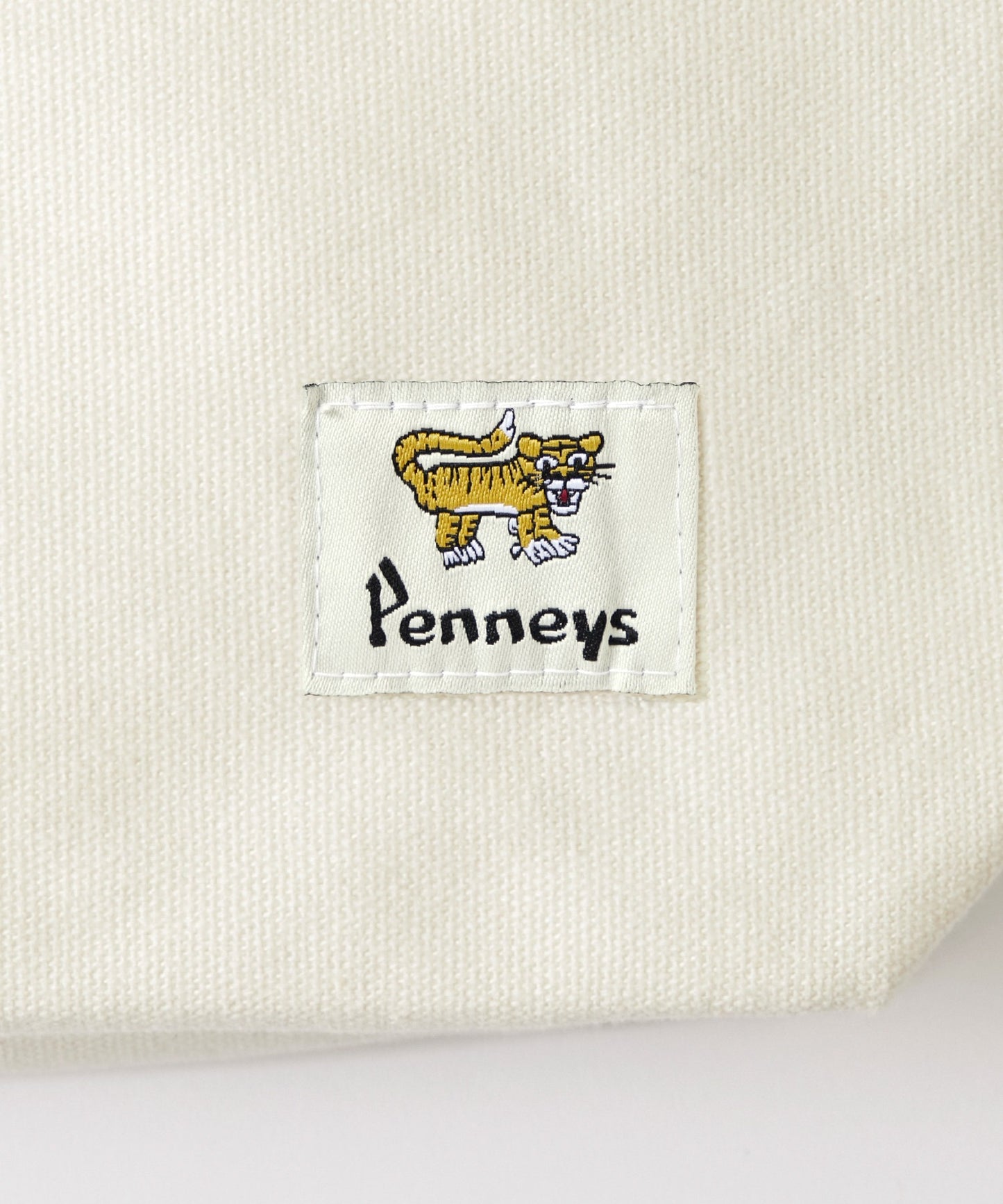 PENNEYS THE FOX & BE A TIGER 復古標籤帆布郵差包