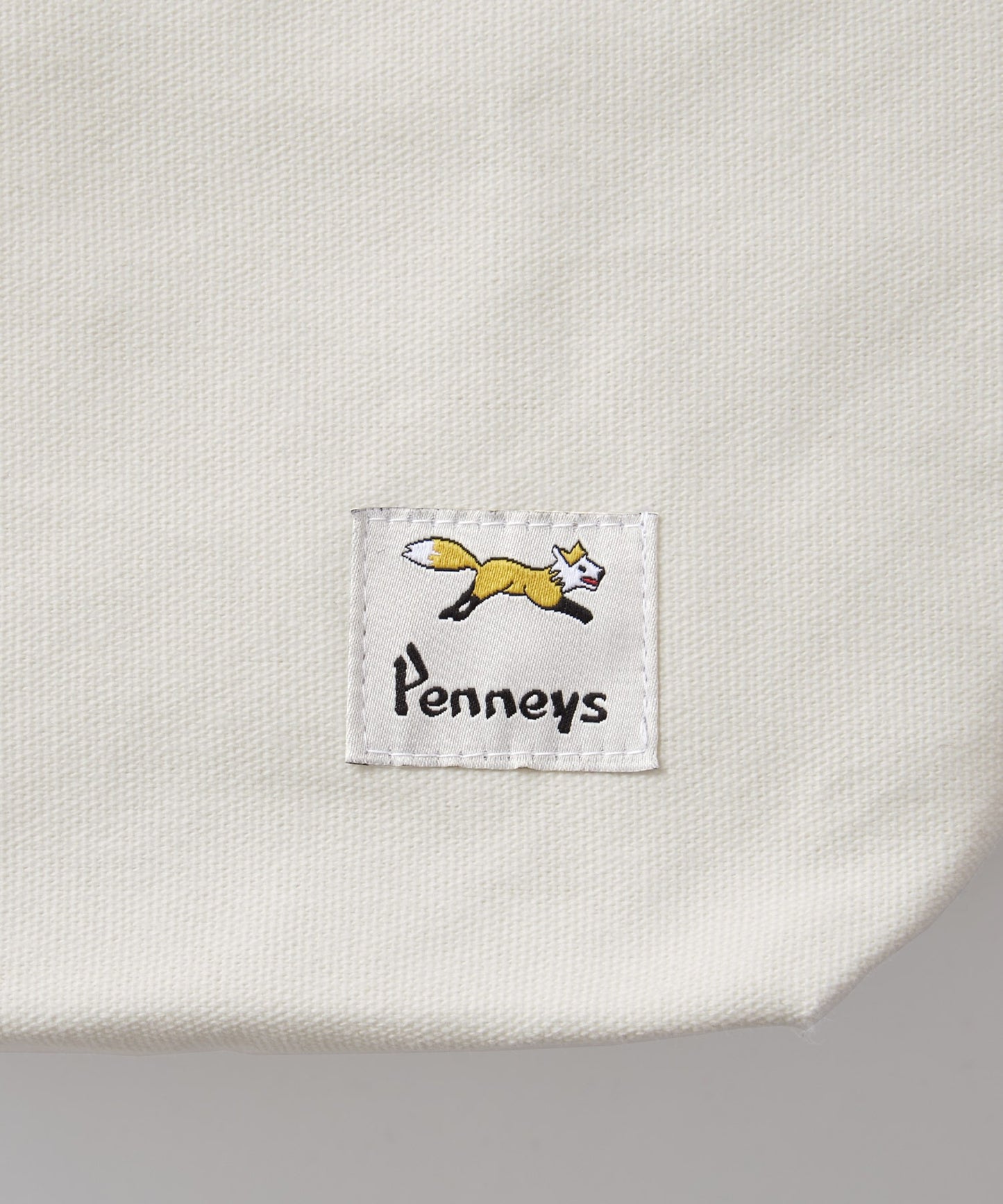 PENNEYS THE FOX & BE A TIGER 復古標籤帆布郵差包