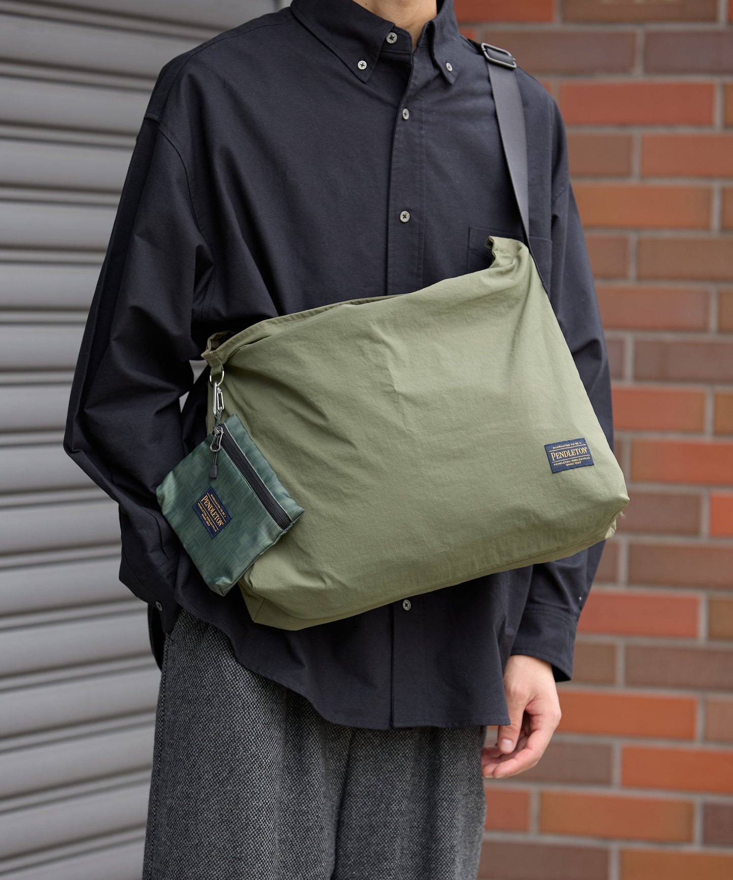meltum x PENDLETON POUCH SHOULDER BAG 肩背包(附收納小包)
