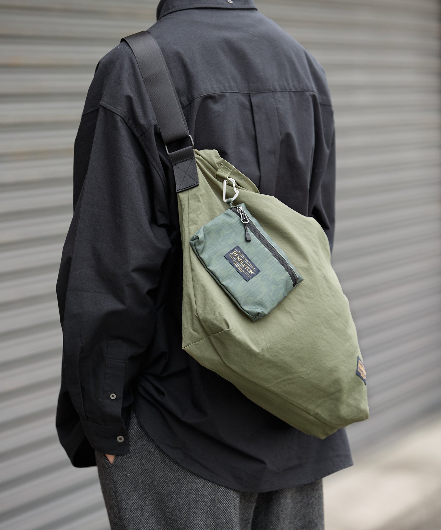 meltum x PENDLETON POUCH SHOULDER BAG 肩背包(附收納小包)