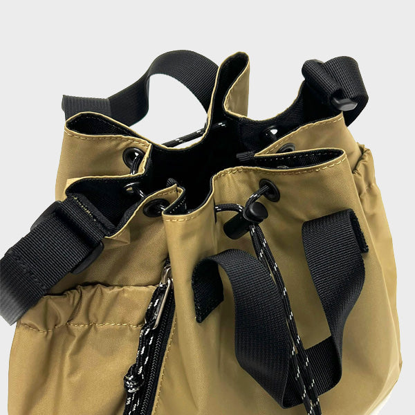 FREDRIK PACKERS 210D BLOOM SHOULDER *BLACK NAME 手提單肩包