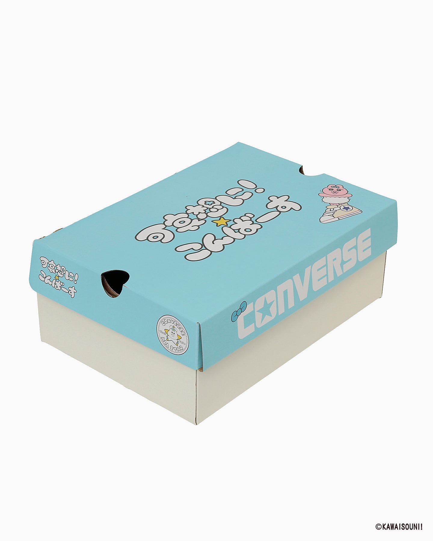 日本限定 CONVERSE X KAWAISOUNI! ALL STAR KM HI 聯名高筒帆布鞋