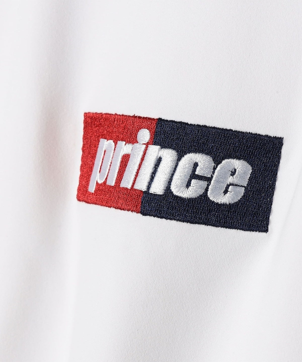 SHIPS any x prince 吸濕排汗/防紫外線 方框logo刺繡短袖T恤