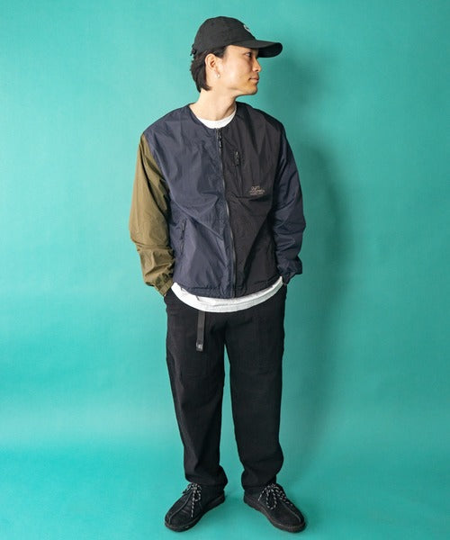 Gym Master 雙面穿無領尼龍夾克風衣外套