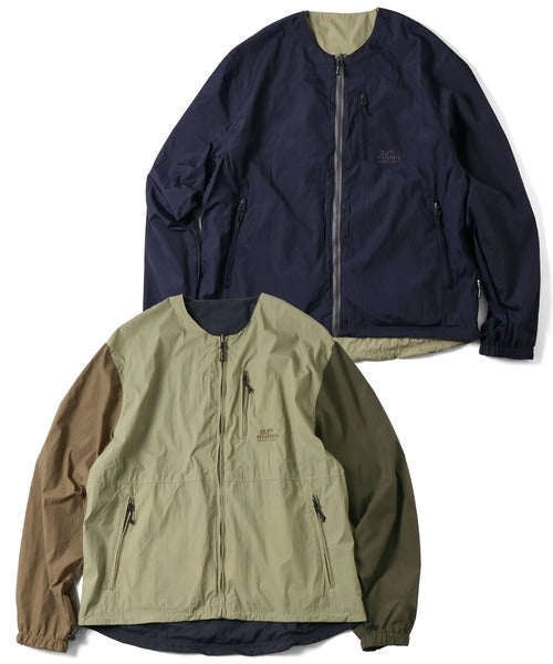 Gym Master 雙面穿無領尼龍夾克風衣外套