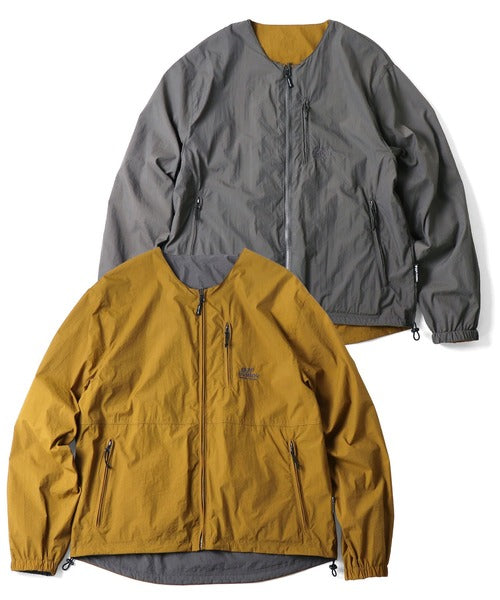 Gym Master 雙面穿無領尼龍夾克風衣外套