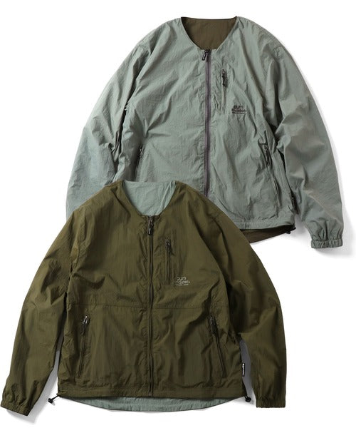 Gym Master 雙面穿無領尼龍夾克風衣外套