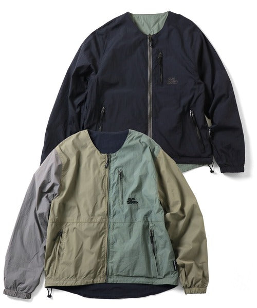 Gym Master 雙面穿無領尼龍夾克風衣外套