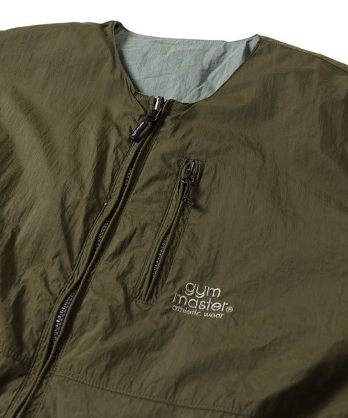 Gym Master 雙面穿無領尼龍夾克風衣外套