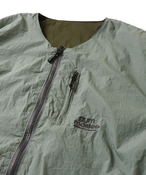 Gym Master 雙面穿無領尼龍夾克風衣外套