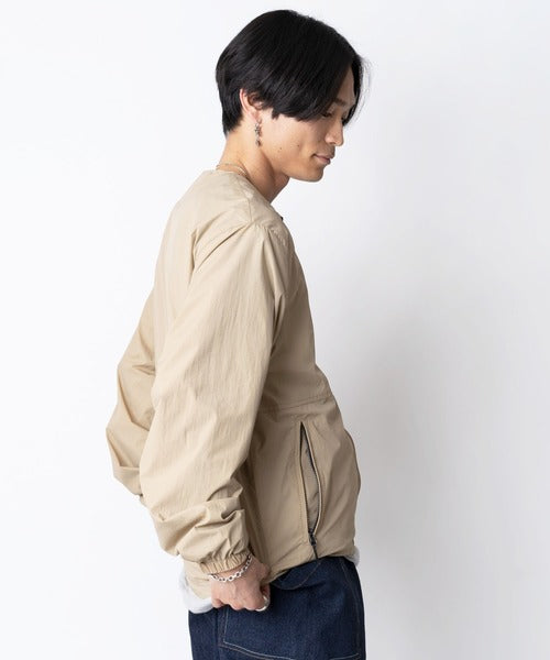 Gym Master 雙面穿無領尼龍夾克風衣外套