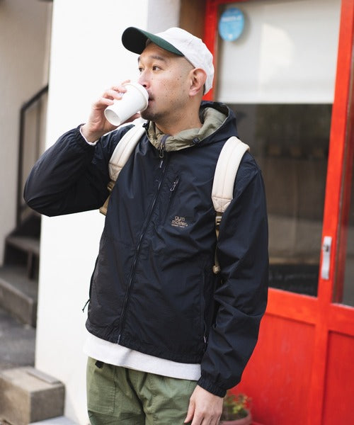 Gym Master 雙面穿尼龍連帽夾克風衣外套