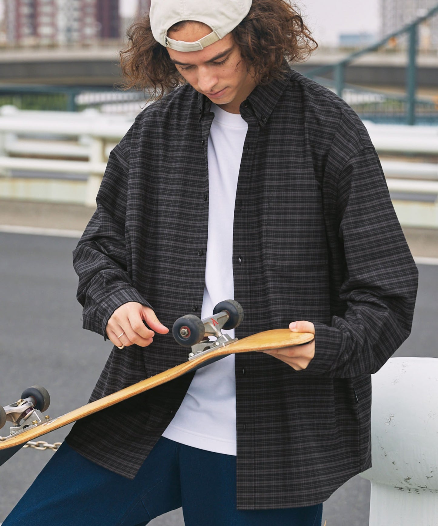HECT Oxford BD L/S Shirt 寬版牛津布扣領長袖襯衫
