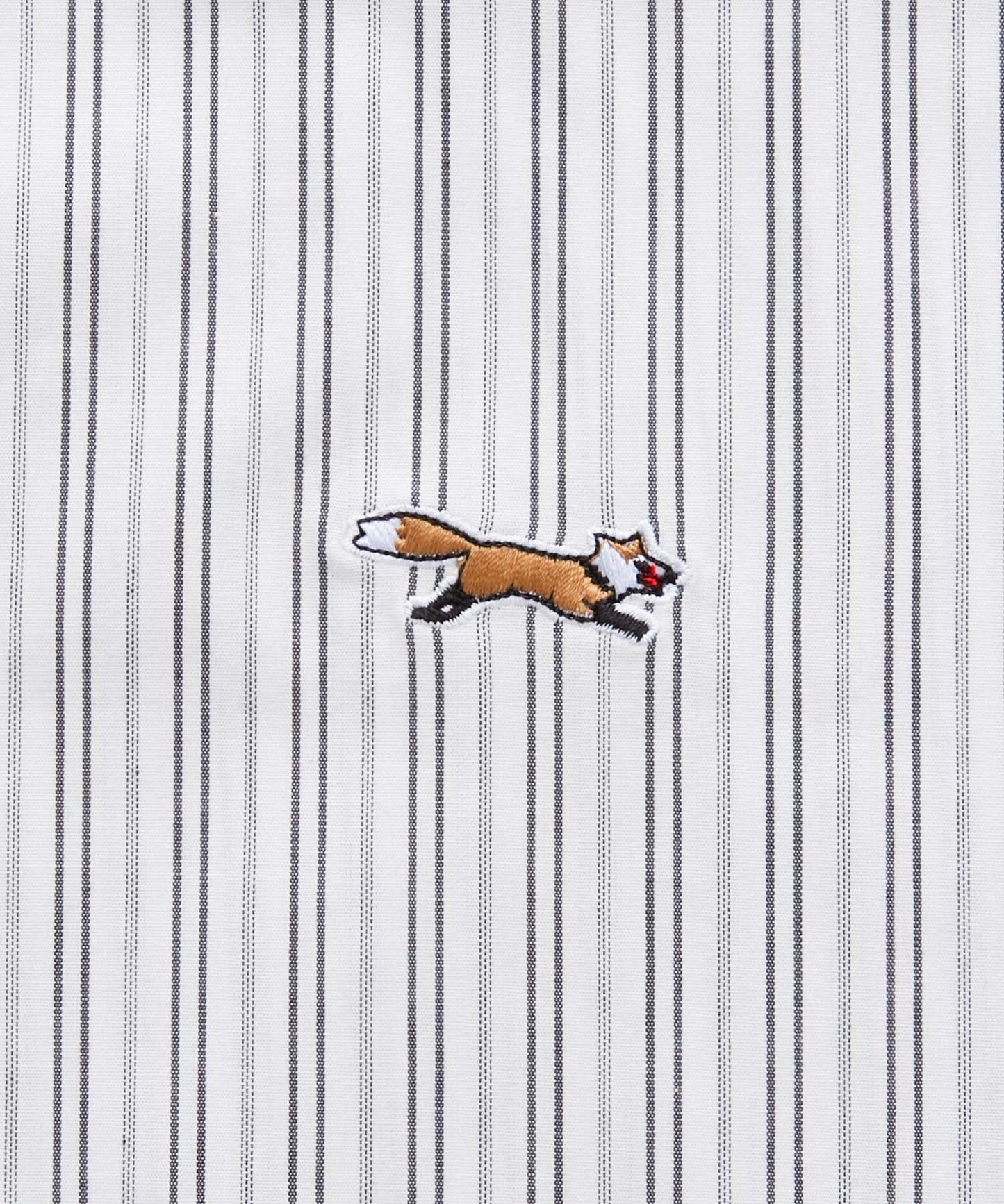PENNEYS THE FOX logo regular collar short 狐狸刺繡LOGO短袖襯衫