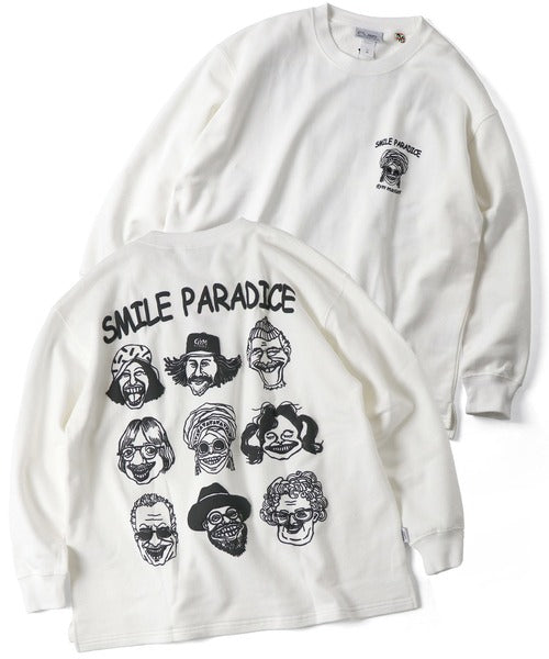Gym Master 10.3oz SMILE PARADICE 寬版大學T上衣