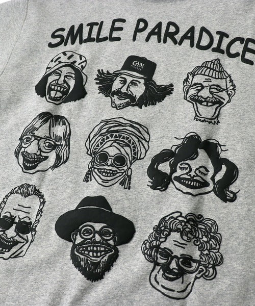 Gym Master 10.3oz SMILE PARADICE 寬版大學T上衣
