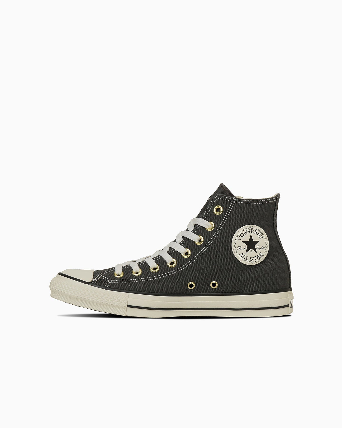 日本限定 CONVERSE ALL STAR GOLDZIP HI 金色拉鍊高筒帆布鞋