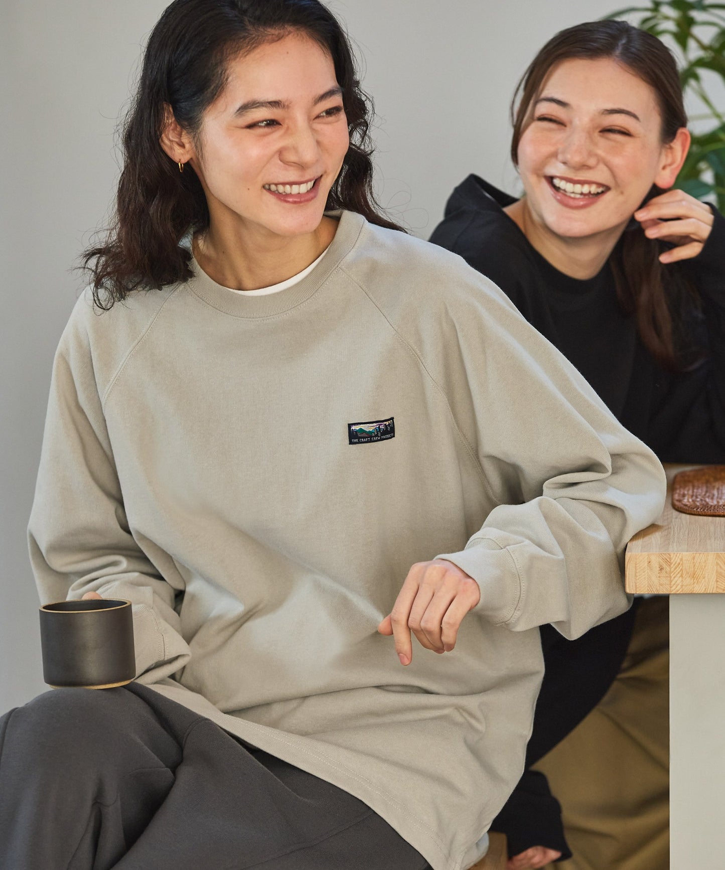 THE CRAFT CREW PRODUCTS 厚磅機能寬版圓領大學T