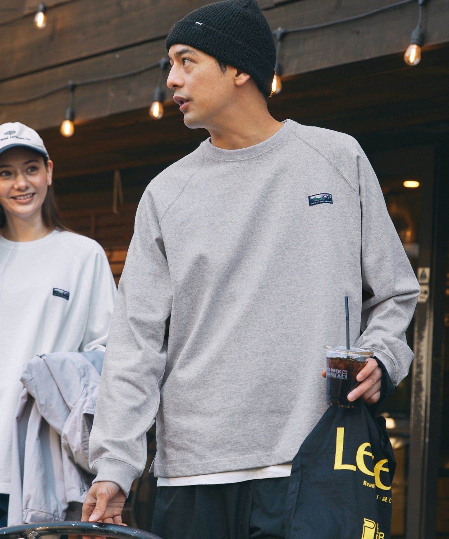 THE CRAFT CREW PRODUCTS 厚磅機能寬版圓領大學T