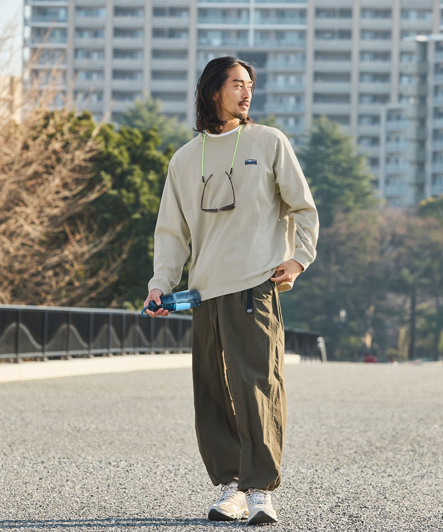 THE CRAFT CREW PRODUCTS 厚磅機能寬版圓領大學T