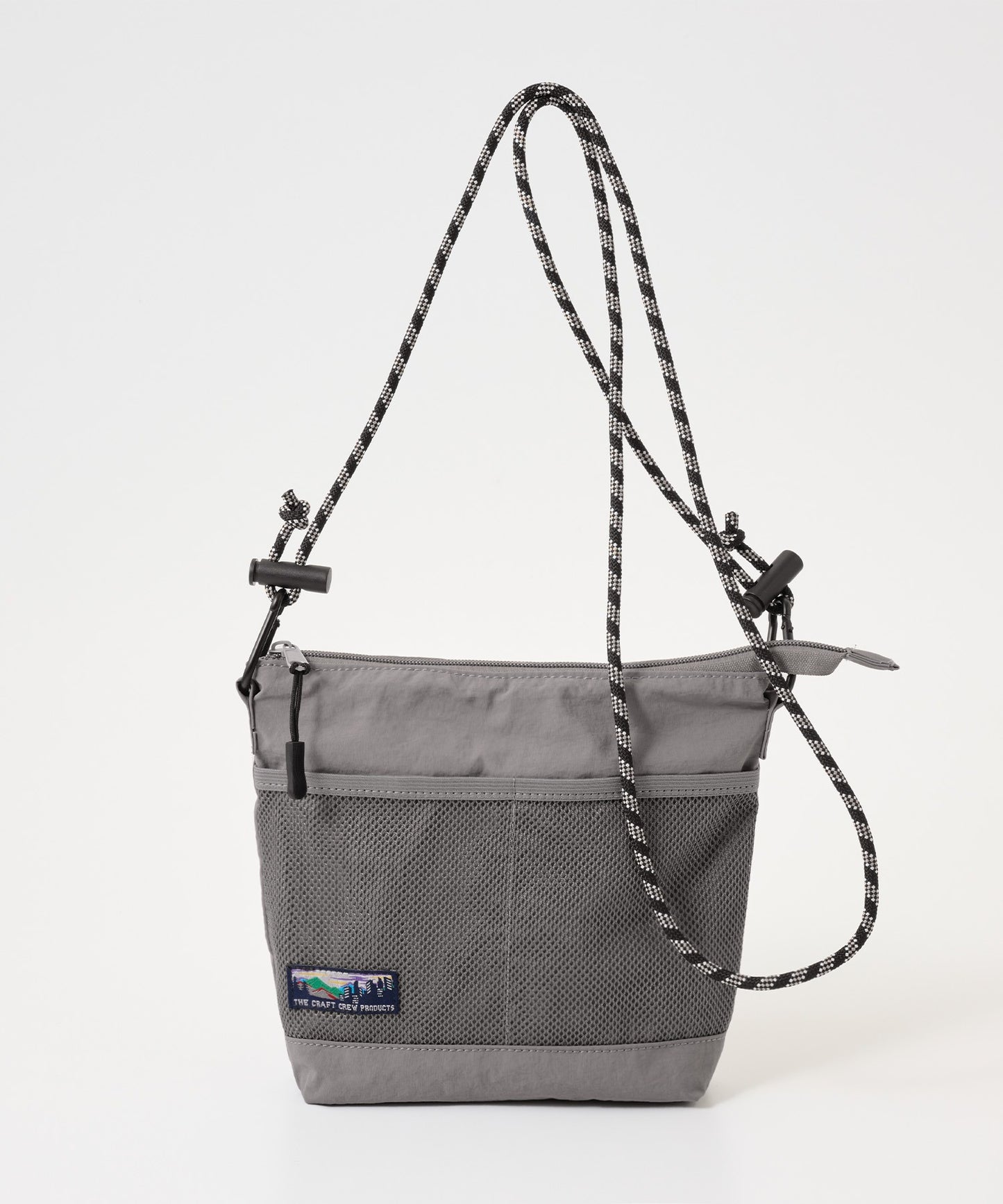 THE CRAFT CREW PRODUCTS 防潑水尼龍 × 網布輕便斜背包