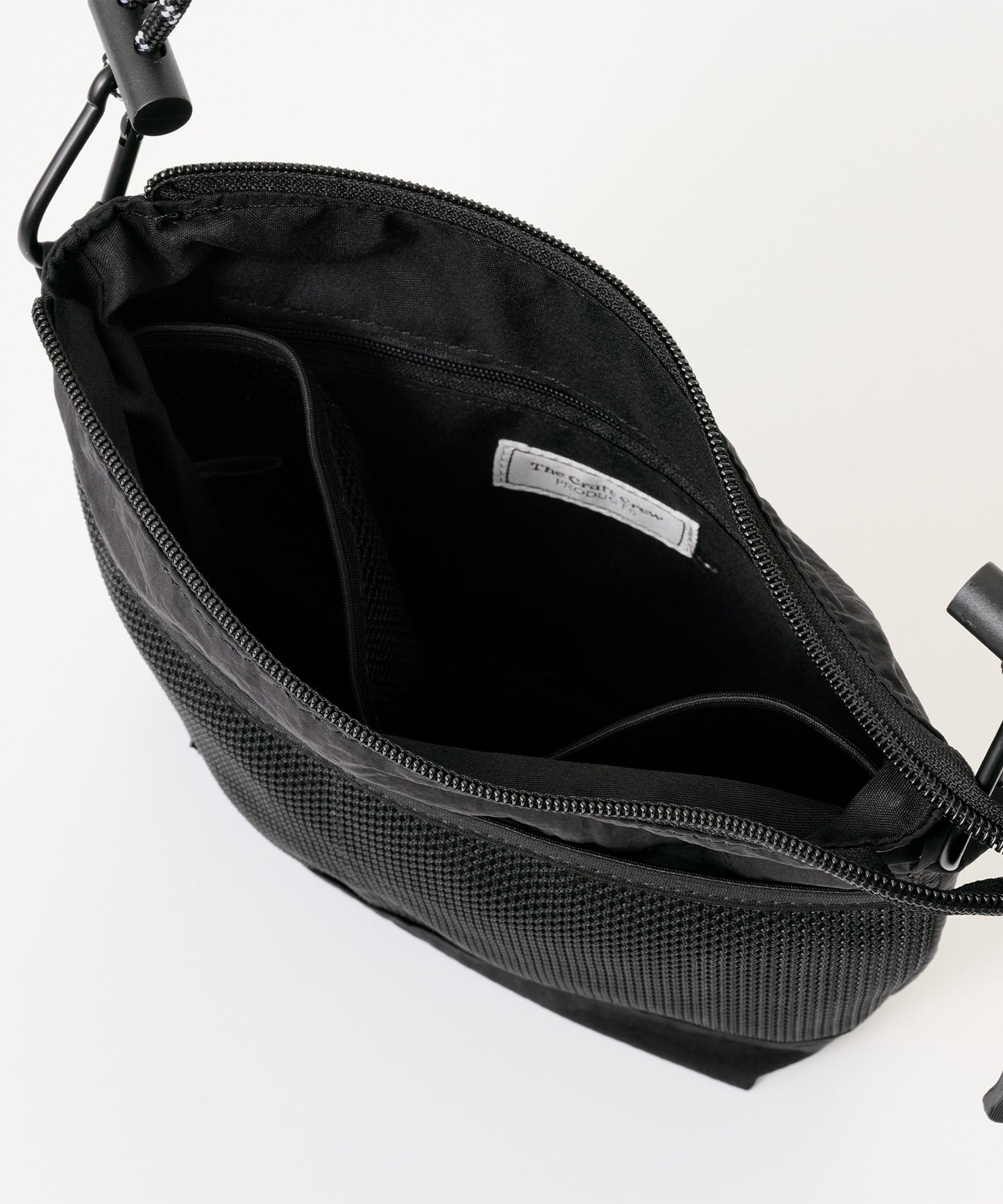 THE CRAFT CREW PRODUCTS 防潑水尼龍 × 網布輕便斜背包