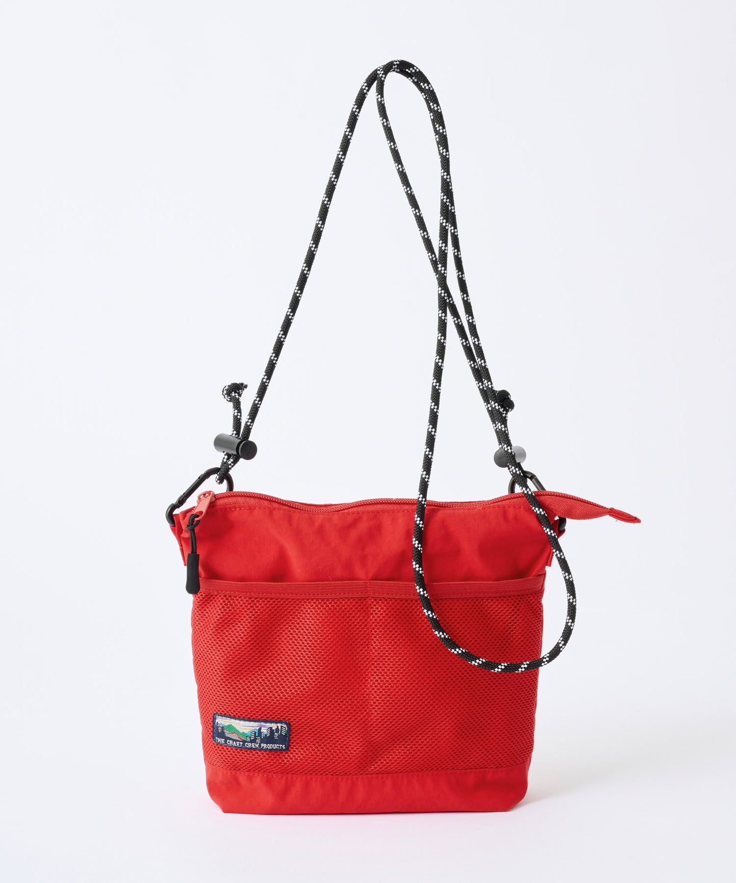 THE CRAFT CREW PRODUCTS 防潑水尼龍 × 網布輕便斜背包