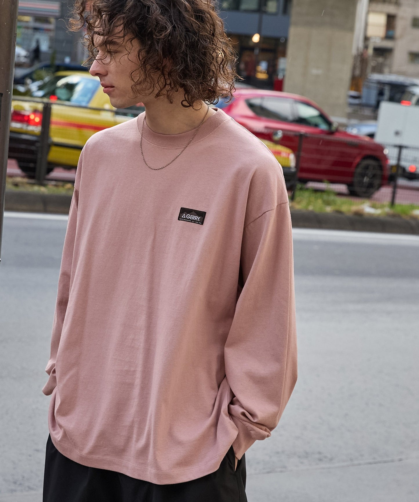 GERRY 限定 寬版圓形 Logo長袖T恤上衣大學T